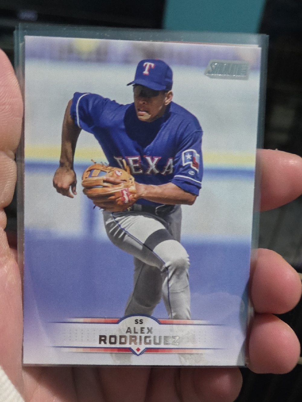 Topps Blue Texas Rangers Alex Rodriguez Baseball Card